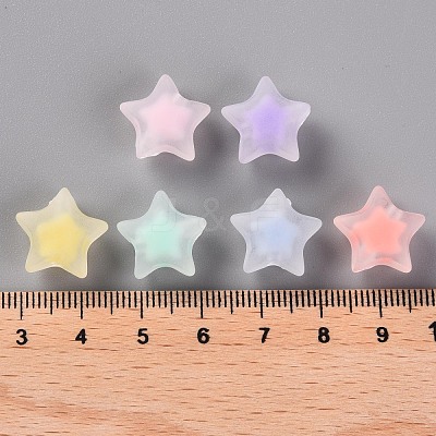 Transparent Acrylic Beads X-TACR-S152-02C-1
