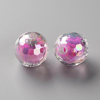 Transparent Acrylic Beads TACR-S152-14B-A13-1