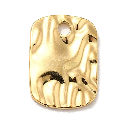 Ion Plating(IP) 304 Stainless Steel Pendant Cabochon Settings STAS-E176-16G-1