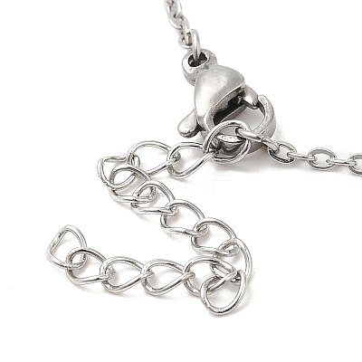 Non-Tarnish 306 Stainless Steel Pendant Necklace for Women LS-NJEW-Q772-01P-05-1