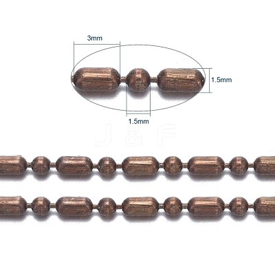 Brass Ball Chains CHC015Y-R-1