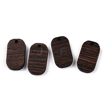 Natural Wenge Wood Pendants WOOD-T023-71B-01-1