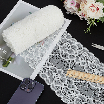 10 Yards Nylon Elastic Lace Trim OCOR-FG0002-66B-1