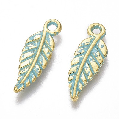 Alloy Pendants PALLOY-L222-037GGP-1