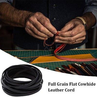 5M Flat Cowhide Leather Cord WL-GF0001-22A-01-1