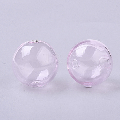Handmade Blown Glass Beads X-BLOW-T001-32B-07-1