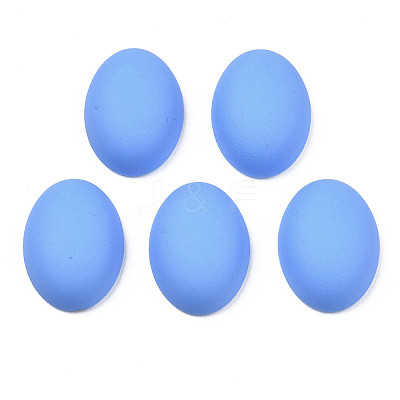 Opaque Spray Painted Acrylic Cabochonsl ACRP-S679-29B-1