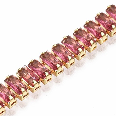 Cubic Zirconia Classic Tennis Bracelet ZIRC-S067-073F-NF-1