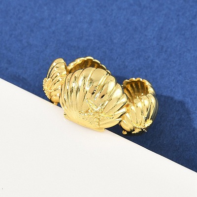 Brass Cuff Rings for Women RJEW-H256-17A-G-1