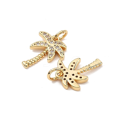 SHEGRACE Brass Micro Pave Clear Cubic Zirconia Pendants X-XGRQ2C285-409G-1