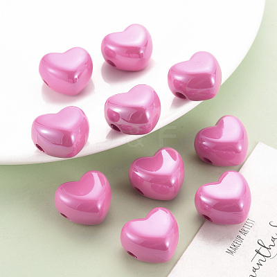 Opaque Acrylic European Beads MACR-S372-03B-26-1
