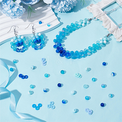 DIY Round & Disc/Flat Round Beads Kits DIY-PH0030-85B-1