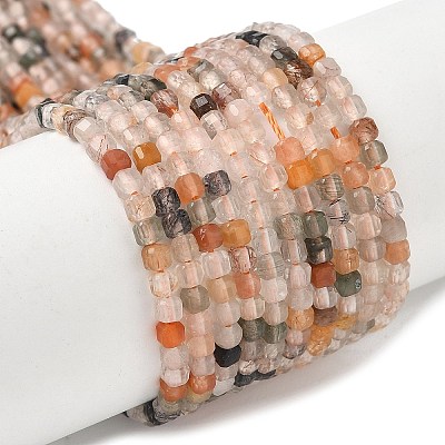 Natural Agate Beads Strands G-D306-B02-2x2mm-1