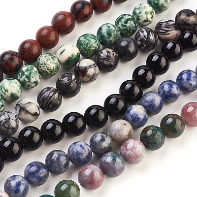 Gemstone Beads Strands M-GSR10MM-1