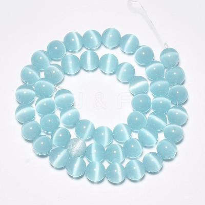 Cat Eye Beads Strands CE-M011-10mm-14-1