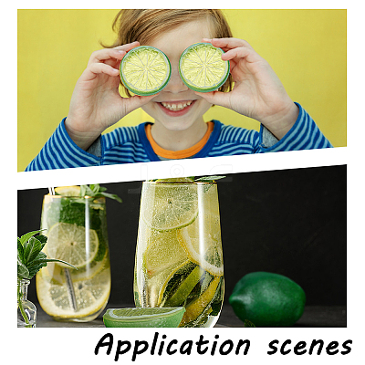 22Pcs 3 Styles Plastic Simulated Lemon DJEW-AR0001-15A-1