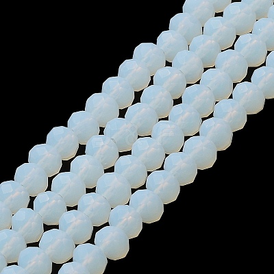 Imitation Jade Solid Color Glass Beads Strands EGLA-A034-J2mm-MD06-1