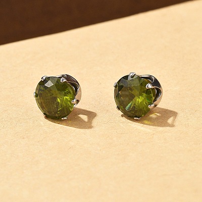 Cubic Zirconia Clip-on Earrings EJEW-L100-01P-08-1