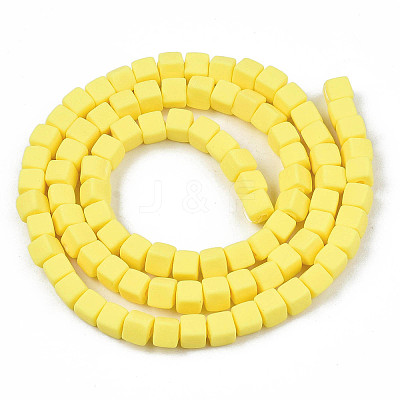 Handmade Polymer Clay Beads Strands X-CLAY-N008-061-07-1