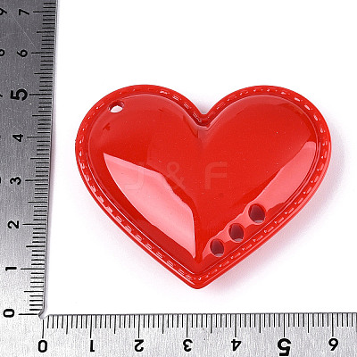 Opaque Acrylic Pendants SACR-T017-46D-1
