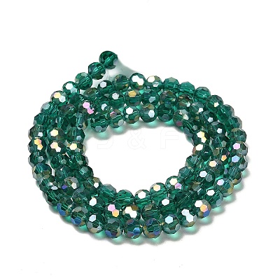 Transparent Glass Beads EGLA-A035-T6mm-B18-1