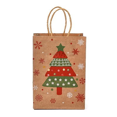 Christmas Theme Rectangle Paper Bags CARB-F011-01B-1