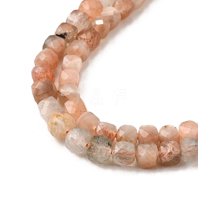 Natural Sunstone Beads Strands G-RM2025-C30-C-1