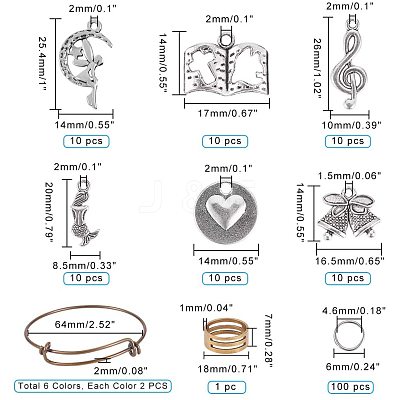 DIY Adjustable Brass Expandable Bangle Making DIY-PH0026-21-1