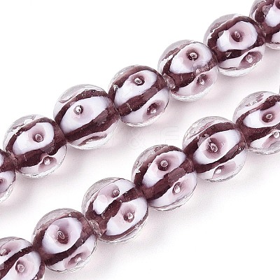 Handmade Lampwork Beads Strands LAMP-N028-20E-1