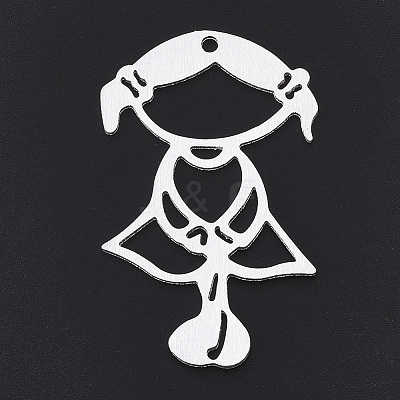 Aluminium Big Pendants X-ALUM-T001-88S-1