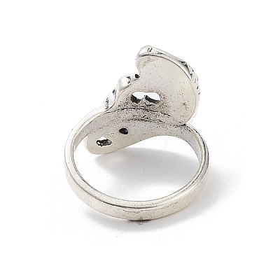 Alloy Fish Open Cuff Ring SENE-PW0017-13-1