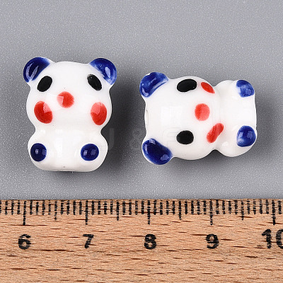Handmade Porcelain Bead Strands PORC-N011-02C-1