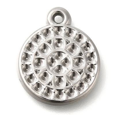 304 Stainless Steel Pendant Rhinestone Settings STAS-I310-21P-1