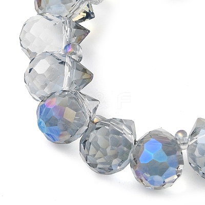 Electroplate Glass Beads Strands EGLA-D030-17R-1