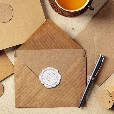 25Pcs Adhesive Wax Seal Stickers DIY-CP0009-11B-06-1