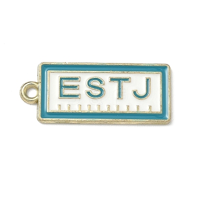 MBTI Theme Alloy Enamel Pendants LS-ENAM-I083-01G-02-1