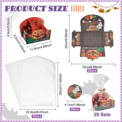 Halloween Theme Cookie Box BAKE-BC0001-03-1