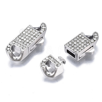 304 Stainless Steel Box Clasps STAS-N087-35A-01P-1