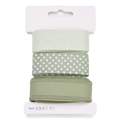 9 Yards 3 Styles Polyester Ribbon SRIB-A014-C05-1