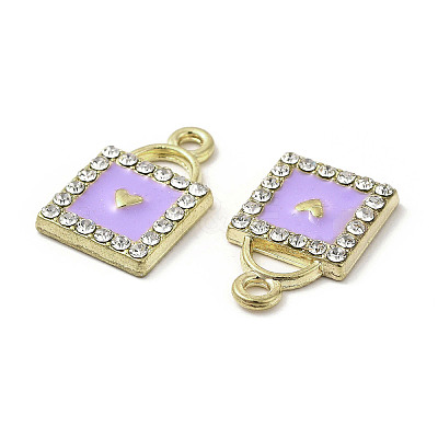 Alloy Enamel Pendants ENAM-B050-05G-1