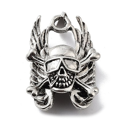 Tibetan Style Alloy Pendants TIBE-L012-040AS-06-1