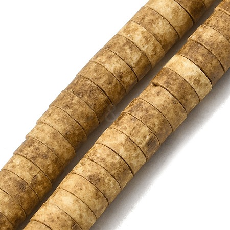 Matte Porcelain Heishi Wheel Beads Strands PR-CBA03B0-03B-1