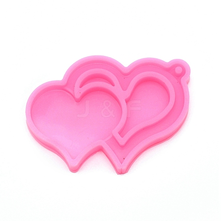 Valentine's Day Theme Pendant Silicone Molds DIY-TAC0005-99-1