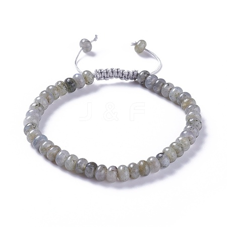 Adjustable Nylon Cord Braided Bead Bracelets BJEW-F369-B02-1