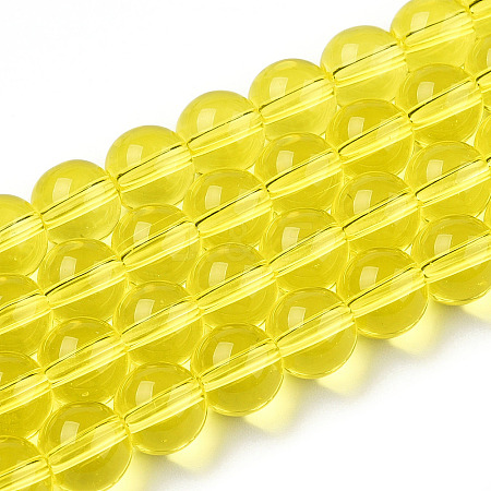 Transparent Glass Beads Strands LS-GLAA-T032-T8mm-12-1
