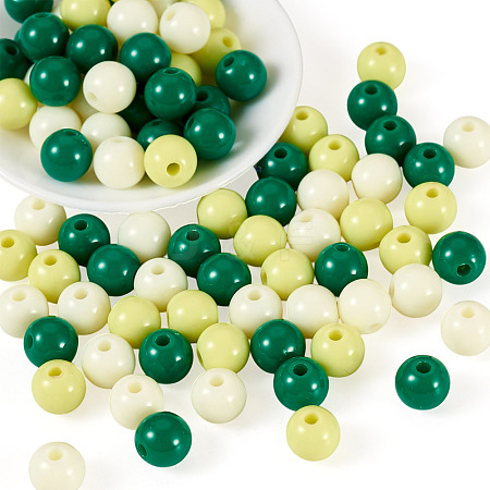 10G Opaque Acrylic Beads SACR-TADJ0001-03B-1