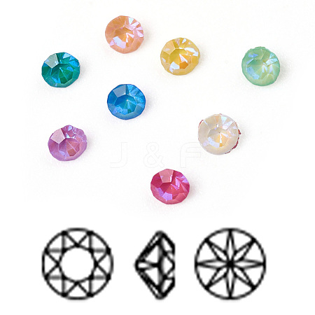 K9 Glass Rhinestone Cabochons RGLA-L024-K02-MI-1