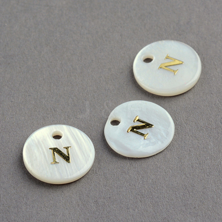 Freshwater Shell Pendants SSHEL-S249-N-1