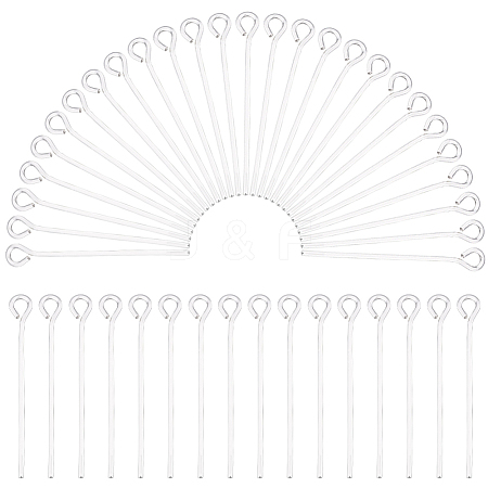 100Pcs Brass Eye Pins KK-BBC0024-76B-1