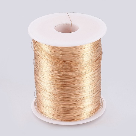 Round Copper Wire Copper Beading Wire for Jewelry Making CWIR-K002-01KCG-1